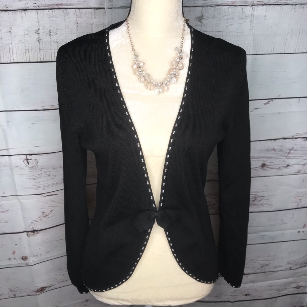 Vertigo Paris black long-sleeved cardigan,…